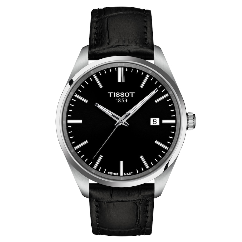 Main Image 1 of Tissot PR100 Men's Black Dial Stainless Steel Bracelet Watch