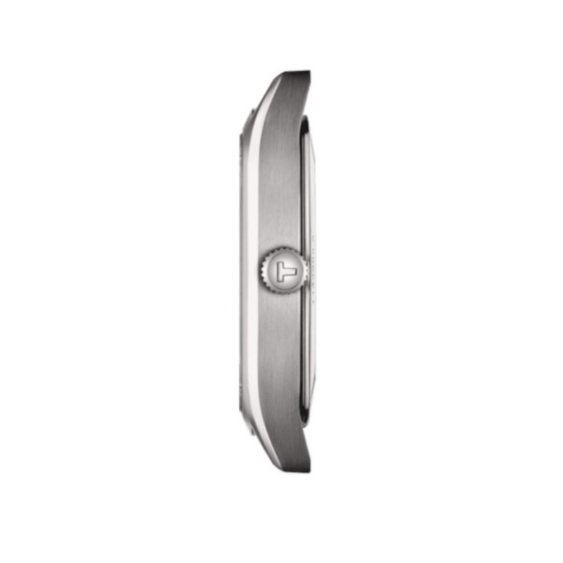 Main Image 2 of Tissot Stylist Silver Dial Brown Leather Strap Watch