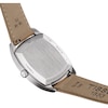 Thumbnail Image 5 of Tissot Stylist Silver Dial Brown Leather Strap Watch