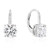 Thumbnail Image 1 of Sterling Silver Large Cubic Zirconia Drop Earrings