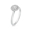 Thumbnail Image 2 of 9ct White Gold 0.33ct Diamond Double Halo Ring