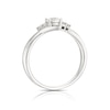Thumbnail Image 3 of 9ct White Gold 0.25ct Diamond Twist Illusion Solitaire Ring