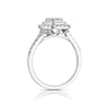 Thumbnail Image 3 of 9ct White Gold 0.50ct Diamond Cushion Cluster Ring