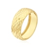 Thumbnail Image 2 of 9ct Yellow Gold Chunky Diamond Cut Ring