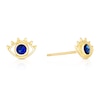 Thumbnail Image 1 of 9ct Yellow Gold Evil Eye Stud Earrings