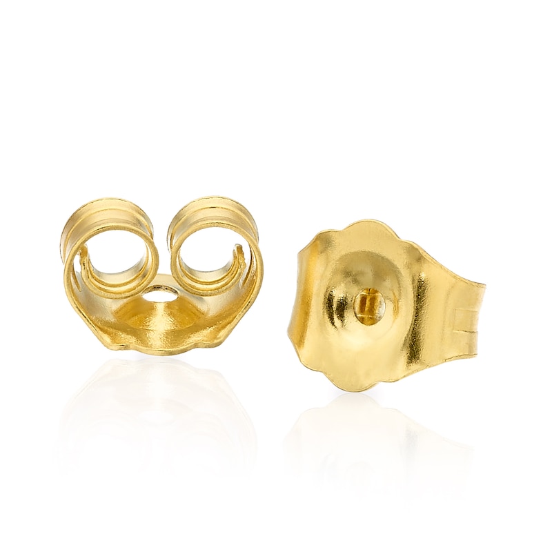Main Image 2 of 9ct Yellow Gold Evil Eye Stud Earrings