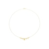 Thumbnail Image 2 of 9ct Yellow Gold Cubic Zirconia & Heart Drop Pendant 18" Chain