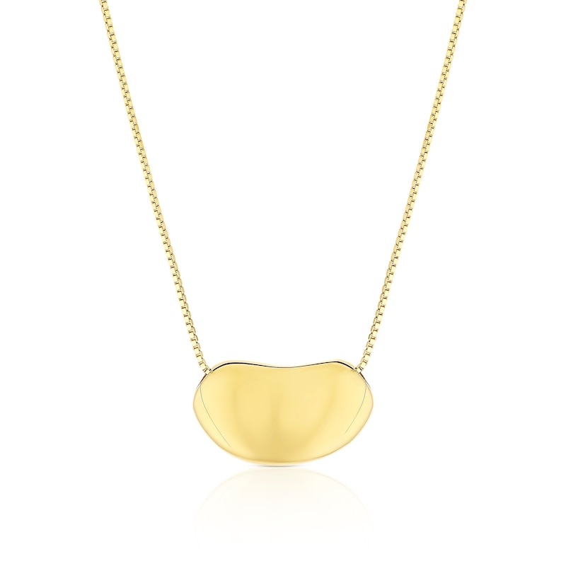 Main Image 1 of 14ct Yellow Gold Bubble Pendant 18" Necklace