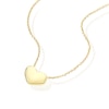 Thumbnail Image 2 of 14ct Yellow Gold Bubble Heart Pendant 18" Necklace