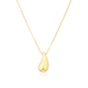 Thumbnail Image 1 of 9ct Yellow Gold Bubble Drop Pendant 18" Necklace
