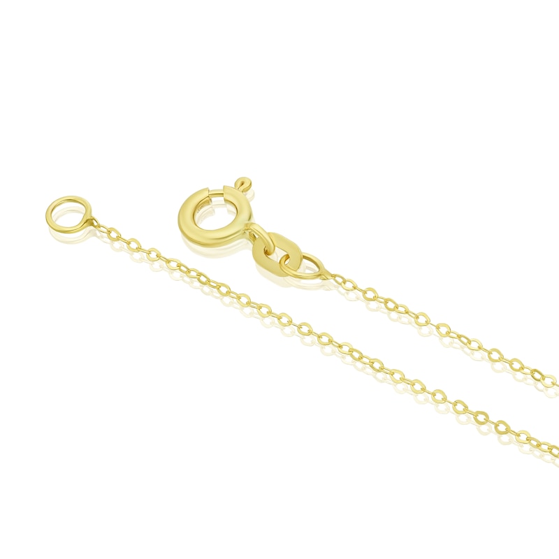 Main Image 3 of 9ct Yellow Gold Bubble Drop Pendant 18" Necklace