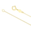 Thumbnail Image 3 of Children's 9ct Yellow Gold Paw Print Pendant 14+1" Necklace