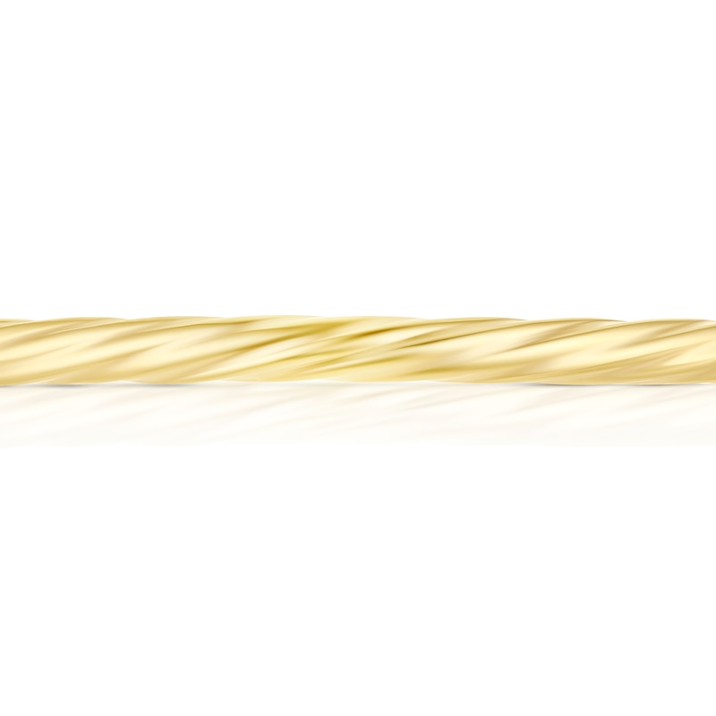 Main Image 2 of Children's 9ct Yellow Gold Twist Torque Bangle