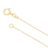 Thumbnail Image 3 of 9ct Yellow Gold Heart Drop Cubic Zirconia 7" Bracelet