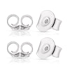 Thumbnail Image 2 of Children's Sterling Silver Cubic Zirconia & Heart Charm 3 Set Of Earrings