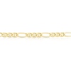 Thumbnail Image 2 of 9ct Yellow Gold Men's Figaro & Anchor 8" Bracelet