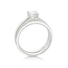 Thumbnail Image 3 of Sterling Silver Cubic Zirconia Solitaire Bridal Set