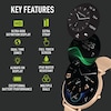 Thumbnail Image 2 of Reflex Active Series 42 Amoled Ultra Slim Rose Gold Tone Mesh & Pink Silicone Smart Watch