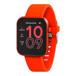 Reflex Active Series 12 Red Strap Smart Watch