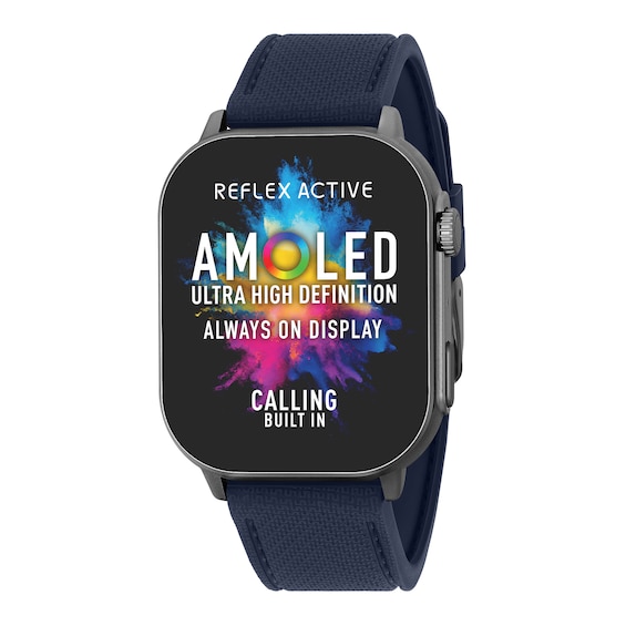 Reflex Active Series 29 Amoled Blue Smart Calling Watch