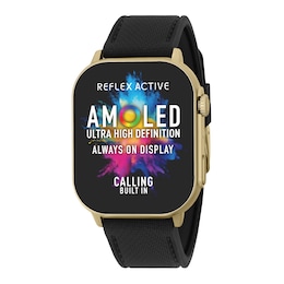 Reflex Active Amoled Series 29 Black Smart Calling Watch