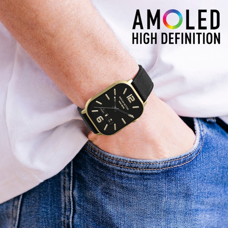 Main Image 3 of Reflex Active Amoled Series 29 Black Smart Calling Watch