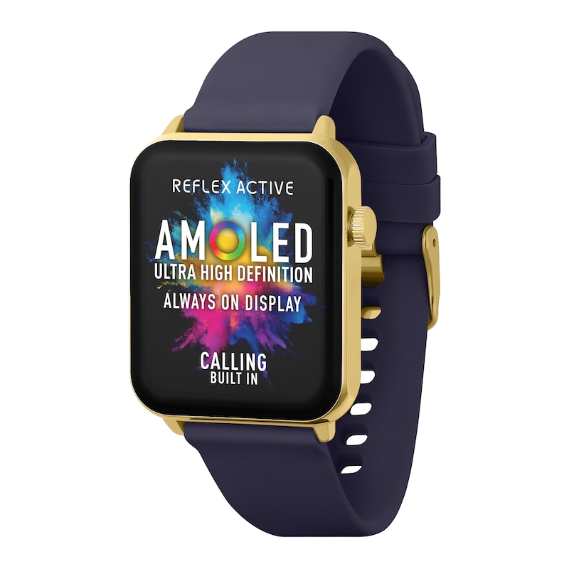 Main Image 1 of Reflex Active Amoled Series 30 Blue Smart Watch