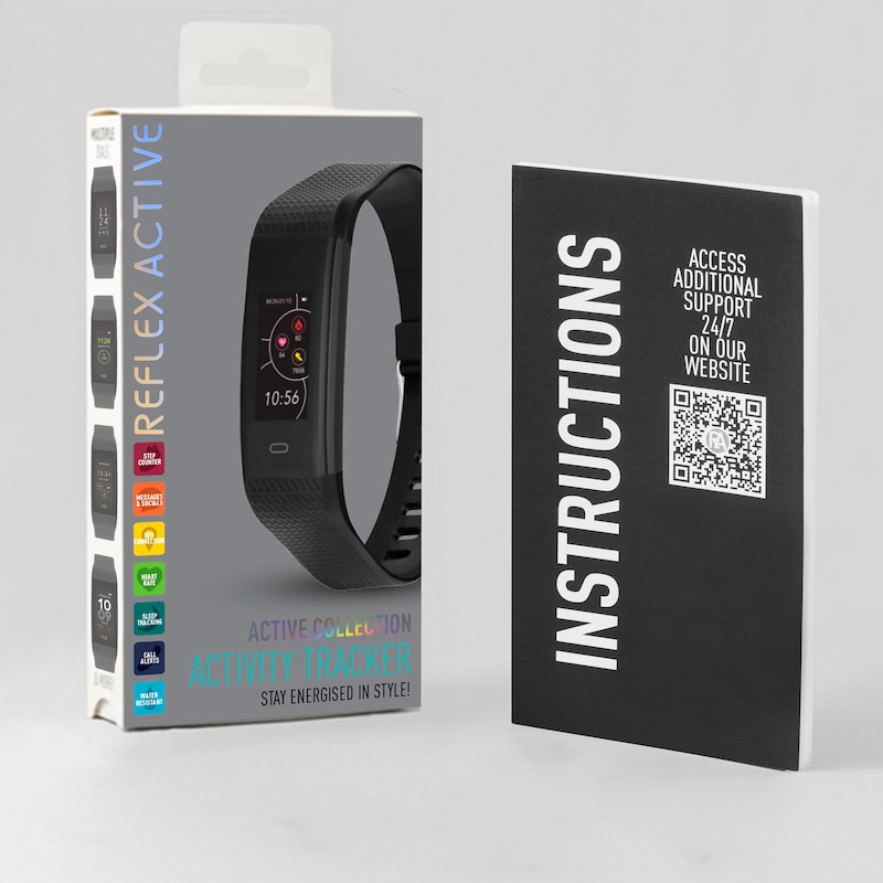Main Image 4 of Reflex Active Series 35 Black Strap Smart Activity Tracker