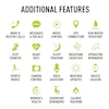 Thumbnail Image 4 of Reflex Active Series 43 Black Silicone Strap Smart Watch
