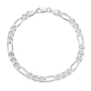 Thumbnail Image 1 of Sterling Silver Men's Figaro Chain 8" Bracelet