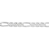 Thumbnail Image 2 of Sterling Silver Men's Figaro Chain 8" Bracelet