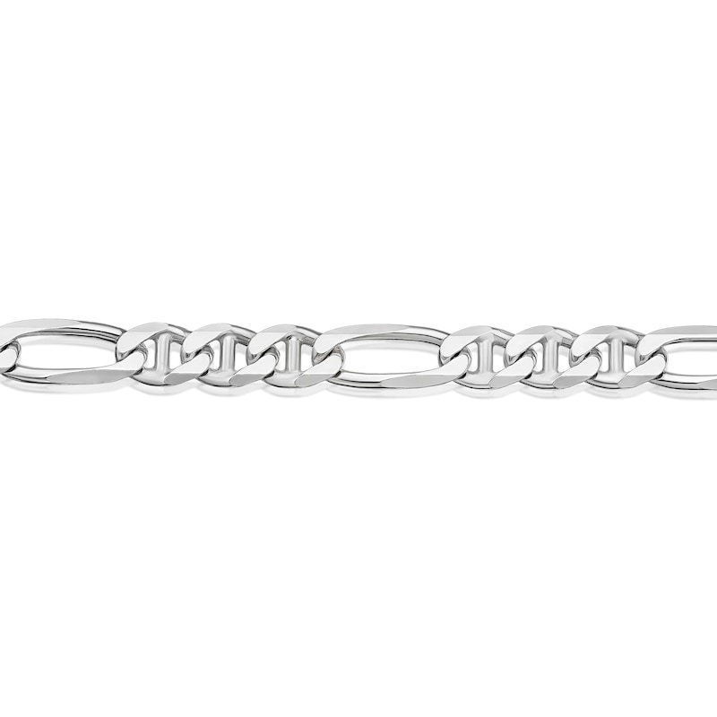 Main Image 2 of Sterling Silver Men's Figaro Chain 8" Bracelet