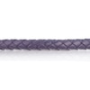 Thumbnail Image 2 of Stainless Steel Men's Woven Navy Leather Bracelet