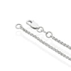 Thumbnail Image 3 of Sterling Silver Men's Black Cubic Zirconia Cross Pendant Necklace