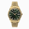 Thumbnail Image 1 of Sekonda Men's Green Dial Gold Tone Bracelet Watch