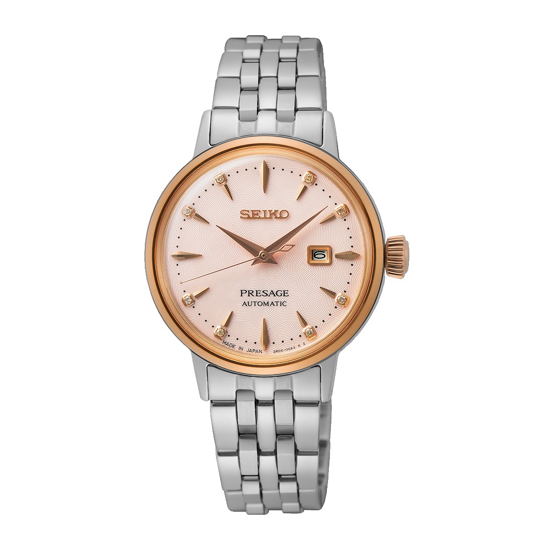 Seiko Presage Cocktail Time ‘Pink Lady’ Ladies' Diamond Twist Watch