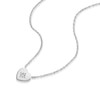 Thumbnail Image 2 of Children's Sterling Silver Heart Cubic Zirconia Star Pendant 14+2" Necklace