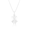 Thumbnail Image 1 of Children's Sterling Silver Fairy Pendant 14+2" Necklace