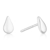 Thumbnail Image 1 of Sterling Silver Small Teardrop Stud Earrings