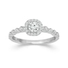 Thumbnail Image 1 of Emmy London 18ct White Gold Halo 0.40ct Total Diamond Ring