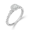 Thumbnail Image 2 of Emmy London 18ct White Gold Halo 0.40ct Total Diamond Ring