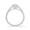 Thumbnail Image 3 of Emmy London 18ct White Gold Halo 0.40ct Total Diamond Ring