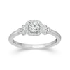 Thumbnail Image 0 of Emmy London 9ct White Gold Halo 0.33ct Total Diamond Ring