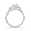 Thumbnail Image 3 of Emmy London 18ct White Gold 0.50ct Diamond Princess Halo Ring