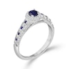 Thumbnail Image 2 of Emmy London 18ct White Gold Sapphire & Diamond Ring
