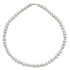 Thumbnail Image 1 of Sterling Silver Crystal Cultured Freshwater Pearl Necklace