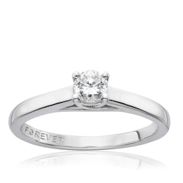The Forever Diamond 9ct White Gold 0.25ct Ring