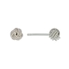 Thumbnail Image 0 of Silver 5mm Diamond Cut Knot Stud Earrings