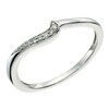 Thumbnail Image 0 of 9ct White Gold Diamond Shaped Band