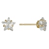 Thumbnail Image 0 of 9ct Yellow Gold Cubic Zirconia Star 6mm Stud Earrings